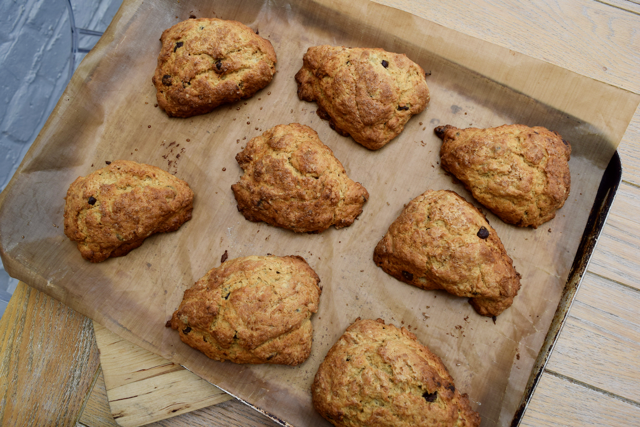 Brown Sugar Banana Scones recipe from Lucy Loves Food Blog