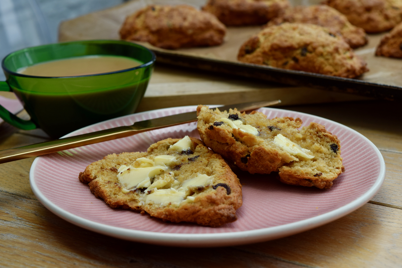 Brown Sugar Banana Scones recipe from Lucy Loves Food Blog