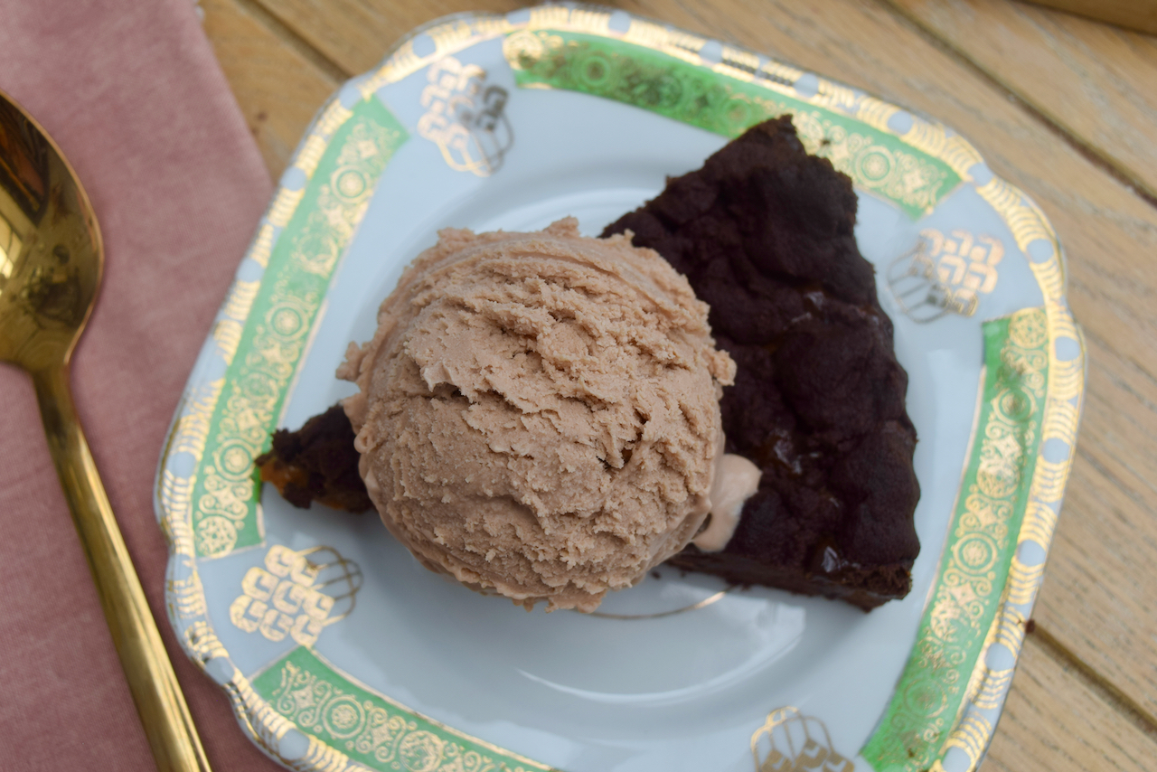 Chocolate Shortbread Caramel Tart recipe from Lucy Loves Food Blog