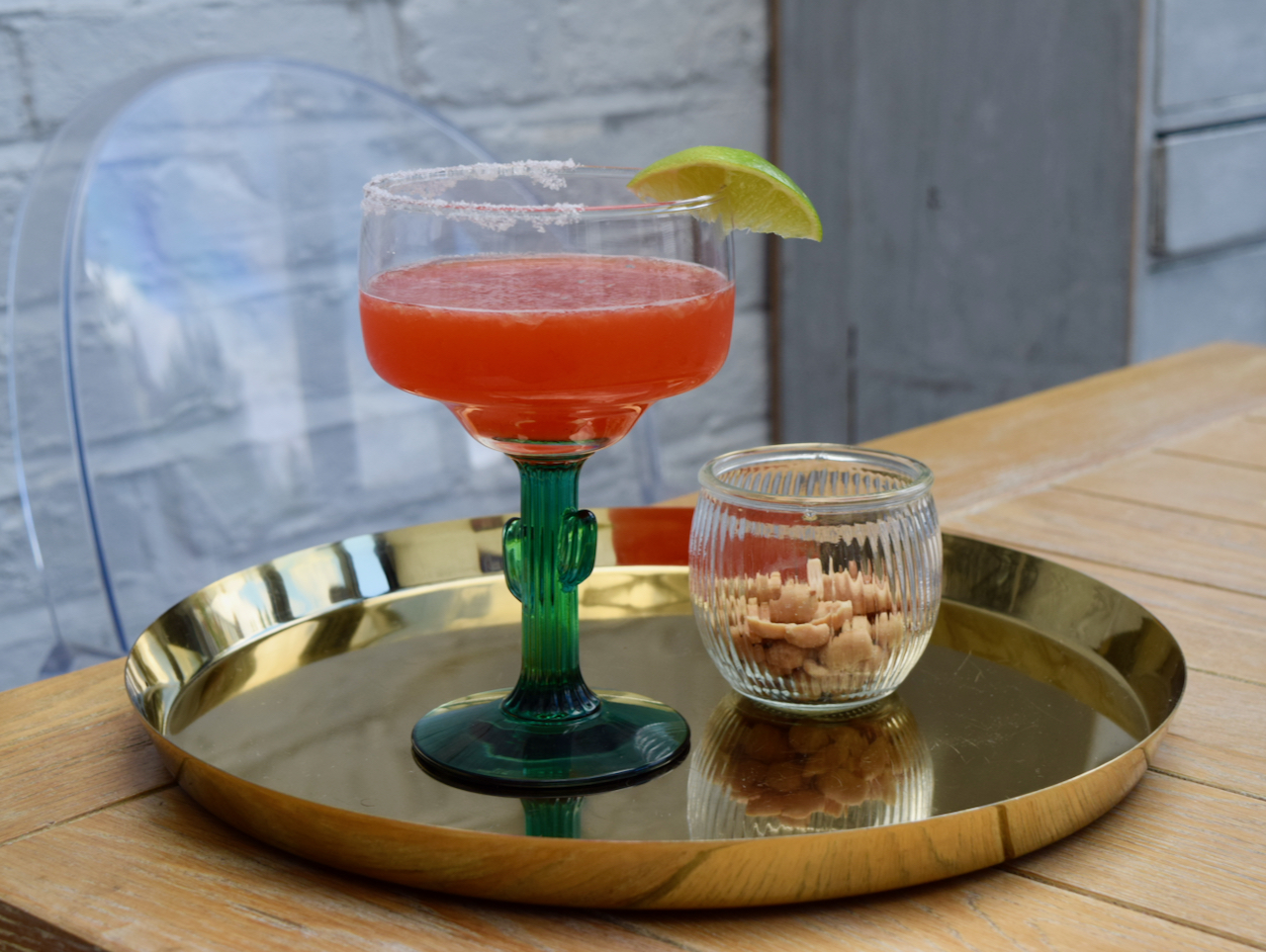 Fresh Strawberry Margarita recipe from Lucy Loves Food Blog