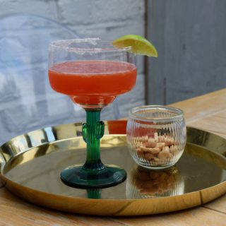 Fresh Strawberry Margarita recipe from Lucy Loves Food Blog