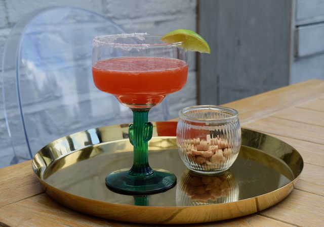 Fresh Strawberry Margarita recipe from Lucy Loves Food Blog