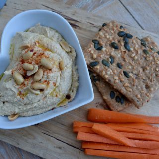 Peanut Butter Houmous recipe from Lucy Loves Food Blog