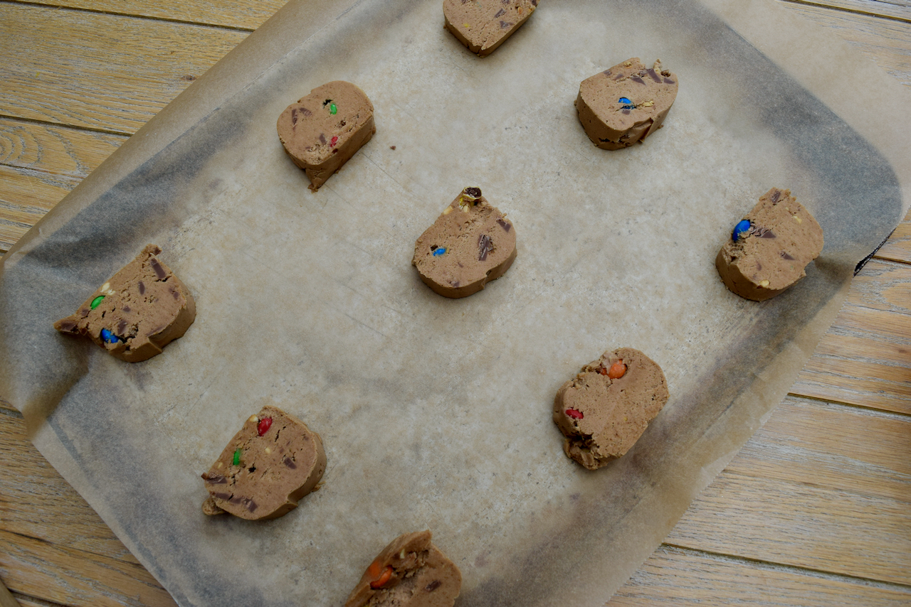 Loaded Slice and Bake Cookies recipe from Lucy Loves Food Blog