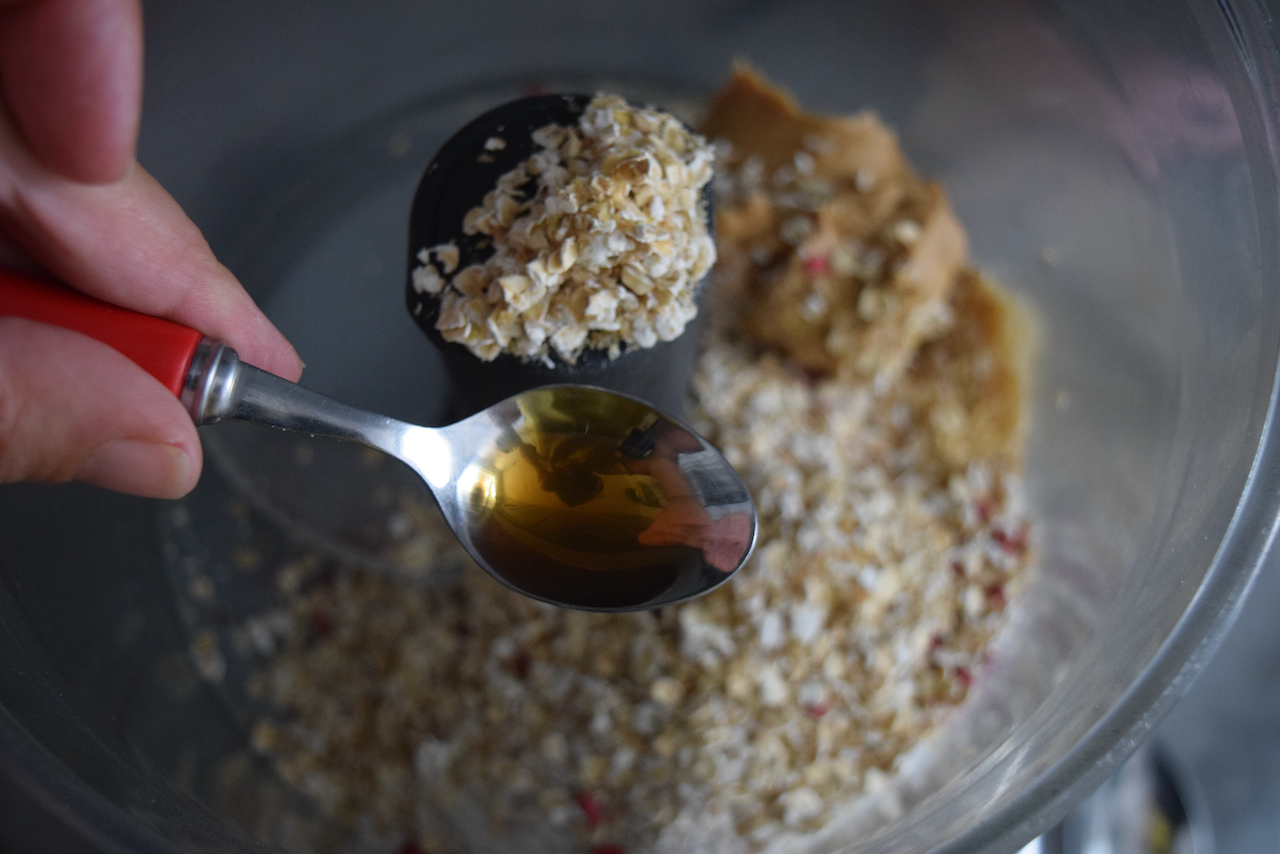 Raspberry and Coconut Balls recipe from Lucy Loves Food Blog