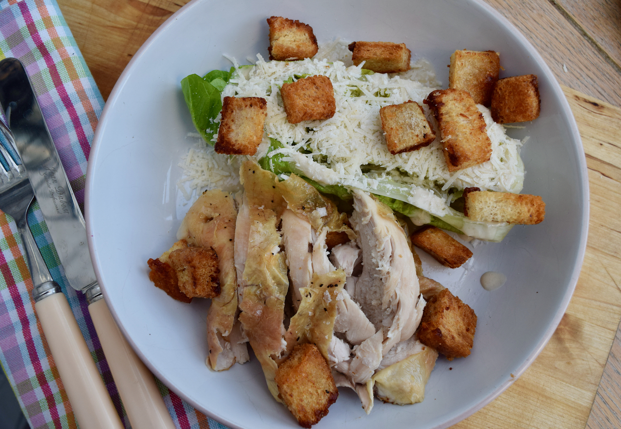 Roast Chicken Caesar Salad Recipe From Lucy Loves Food Blog 3815