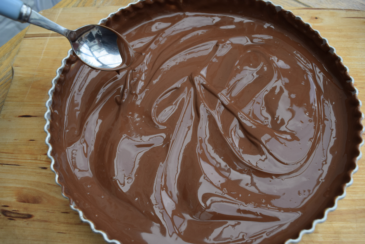 Giant Peanut Butter Cup recipe from Lucy Loves Food Blog