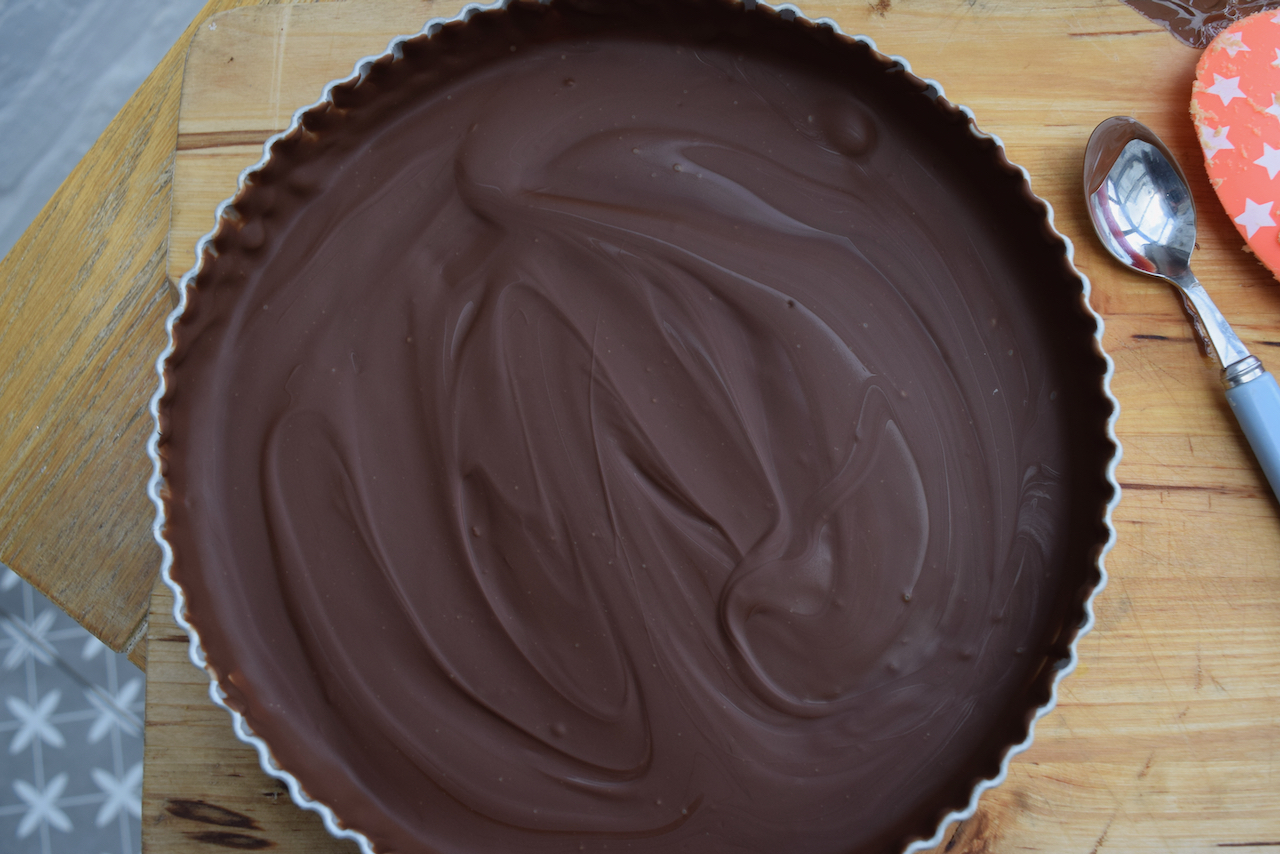 Giant Peanut Butter Cup recipe from Lucy Loves Food Blog