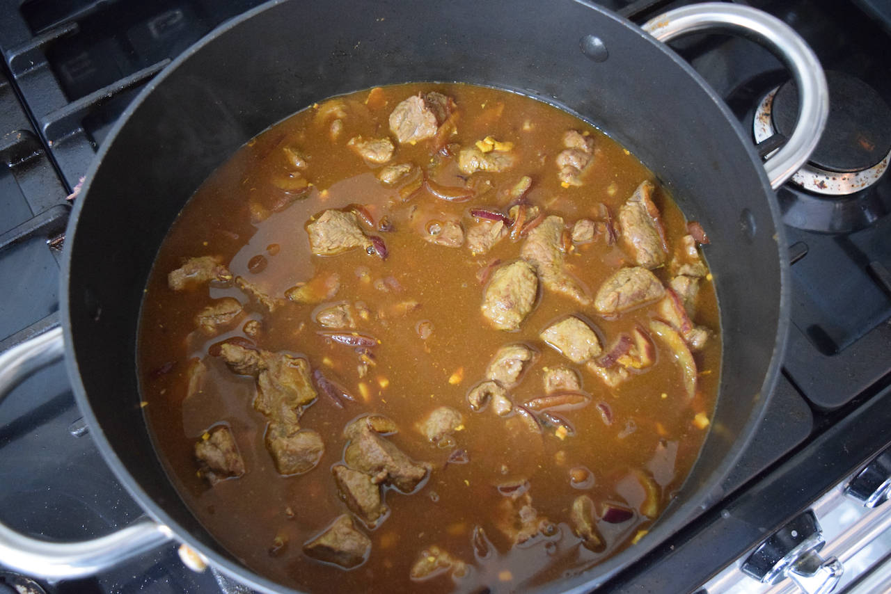 Coconut Beef Curry recipe from Lucy Loves Food Blog