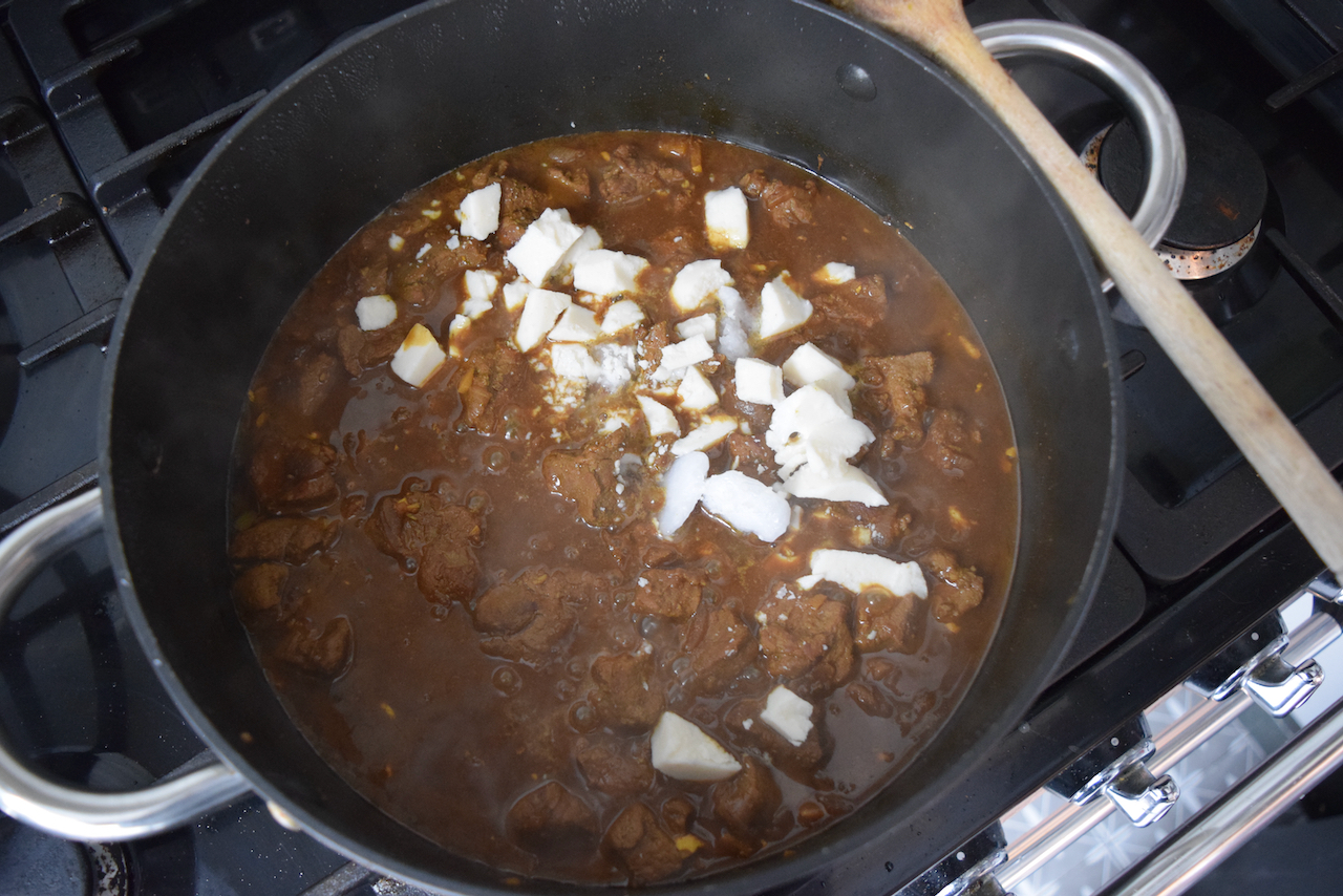 Coconut Beef Curry recipe from Lucy Loves Food Blog