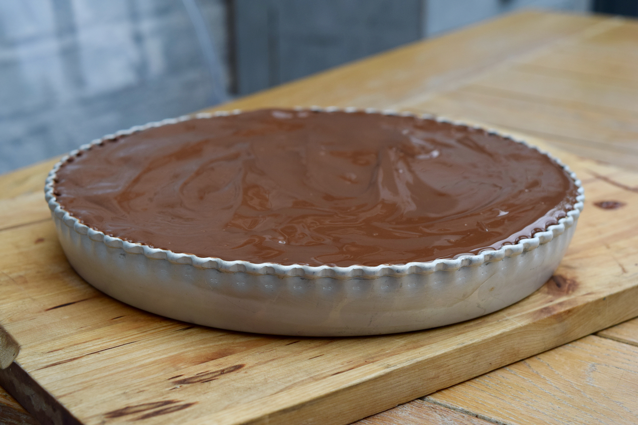 Giant Peanut Butter Cup recipe from Lucy Loves Food Blog