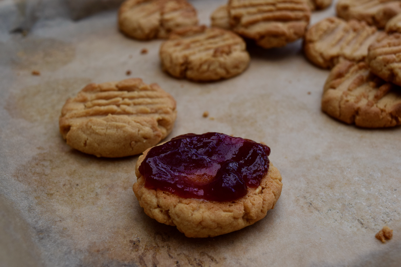 PB and J Sandwich Cookies recipe from Lucy Loves Food Blog