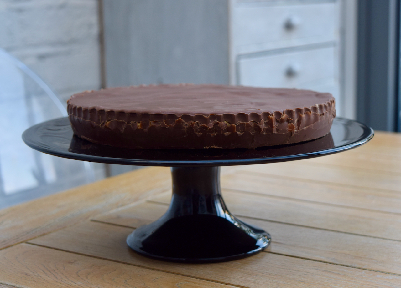 Giant Peanut Butter Cup recipe from Lucy Loves Food Blog