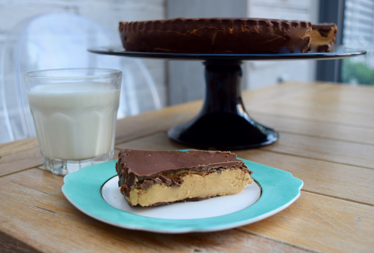 Giant Peanut Butter Cup recipe from Lucy Loves Food Blog