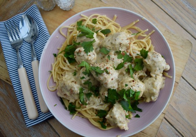 Cajun Chicken Meatballs recipe from Lucy Loves Food Blog