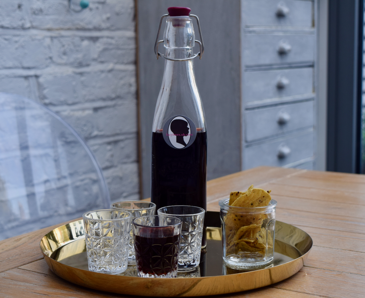 Cherry Bakewell Vodka recipe from Lucy Loves Food Blog