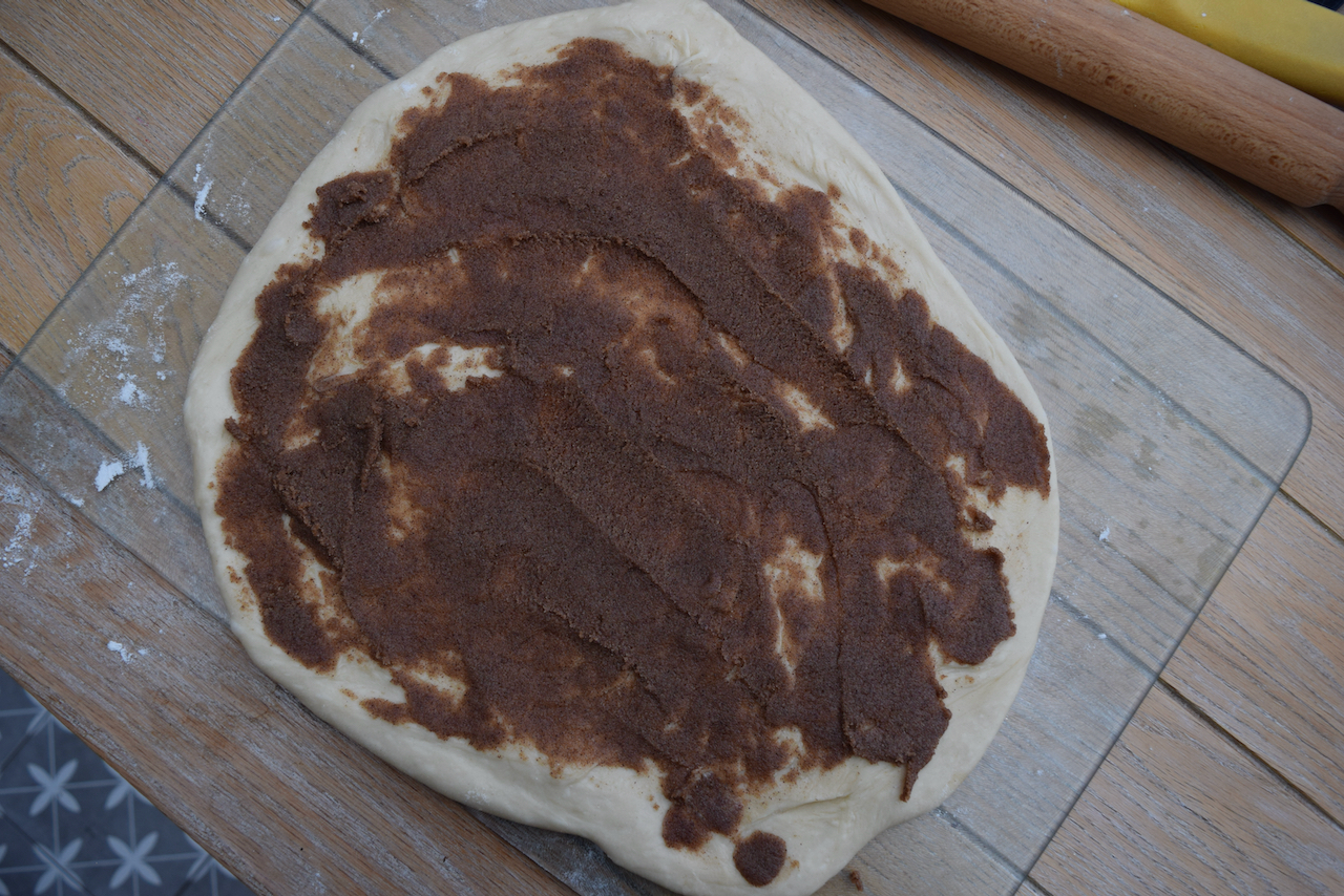 CInnamon Roll Sharing Loaf recipe from Lucy Loves Food Blog