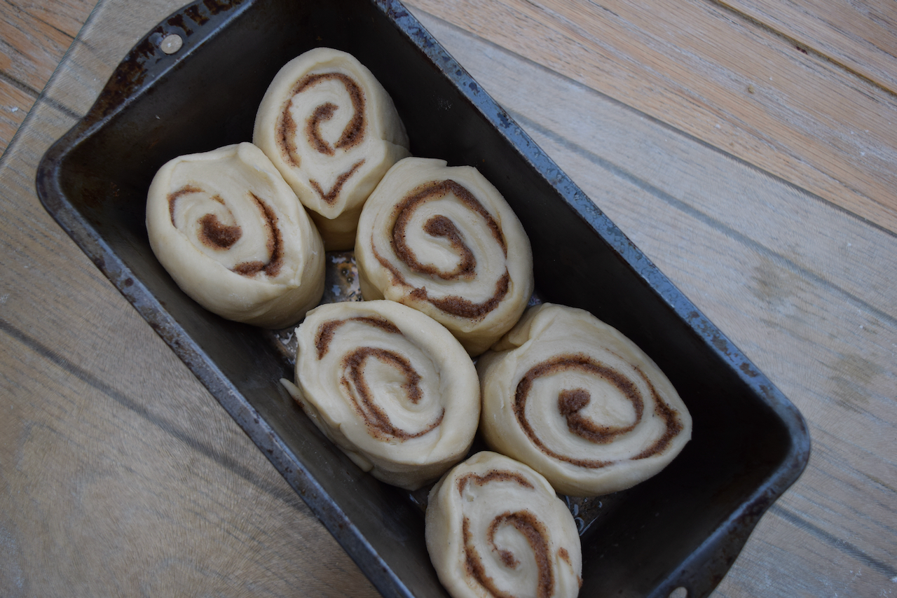 CInnamon Roll Sharing Loaf recipe from Lucy Loves Food Blog