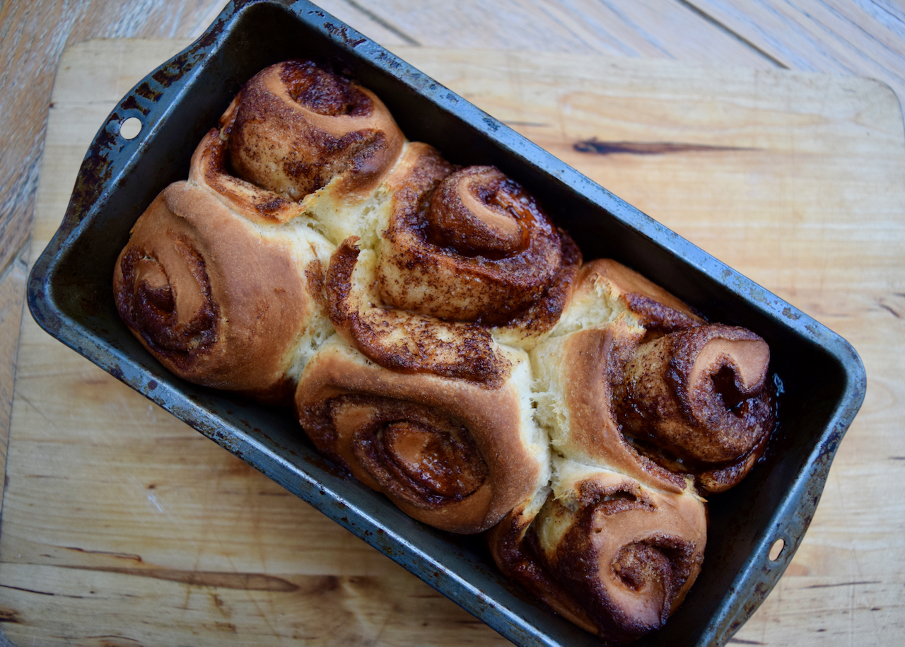 CInnamon Roll Sharing Loaf recipe from Lucy Loves Food Blog