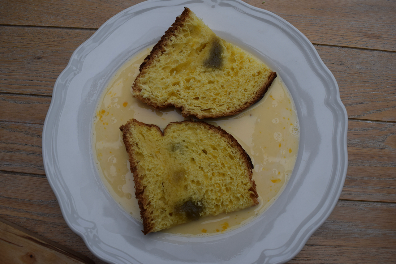 Panettone Pan Perdu recipe from Lucy Loves Food Blog