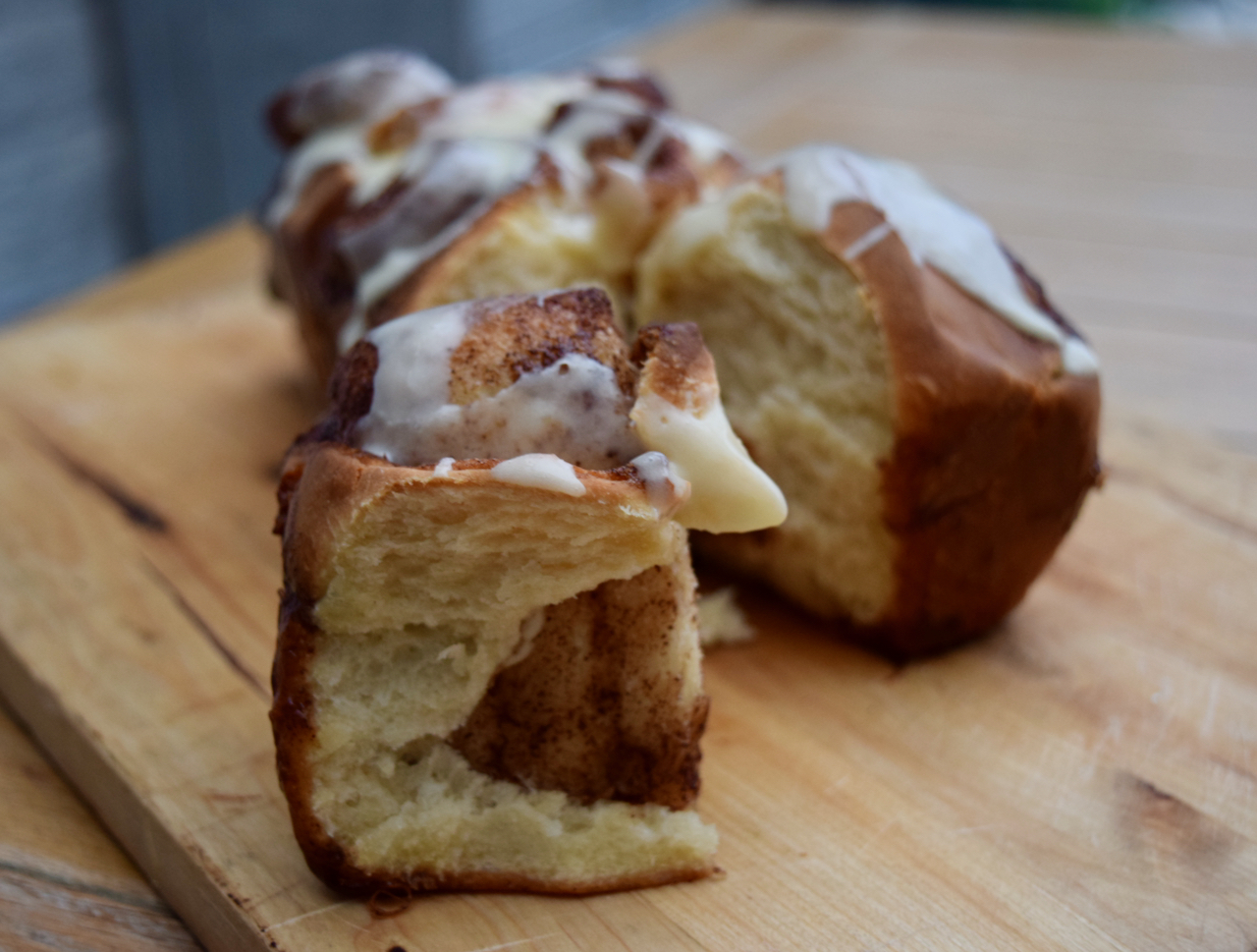 CInnamon Roll Sharing Loaf recipe from Lucy Loves Food Blog