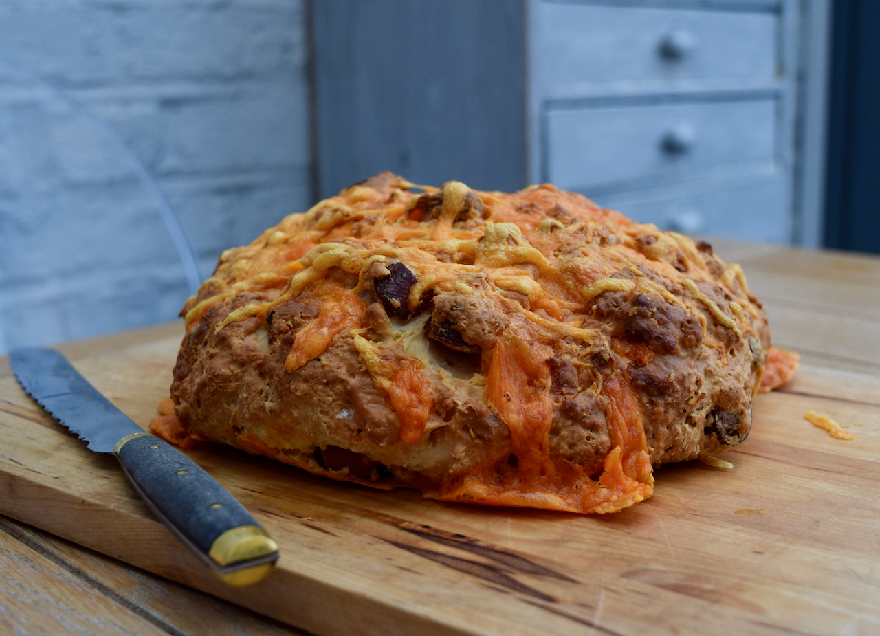 Hot Dog Soda Bread recipe from Lucy Loves Food Blog