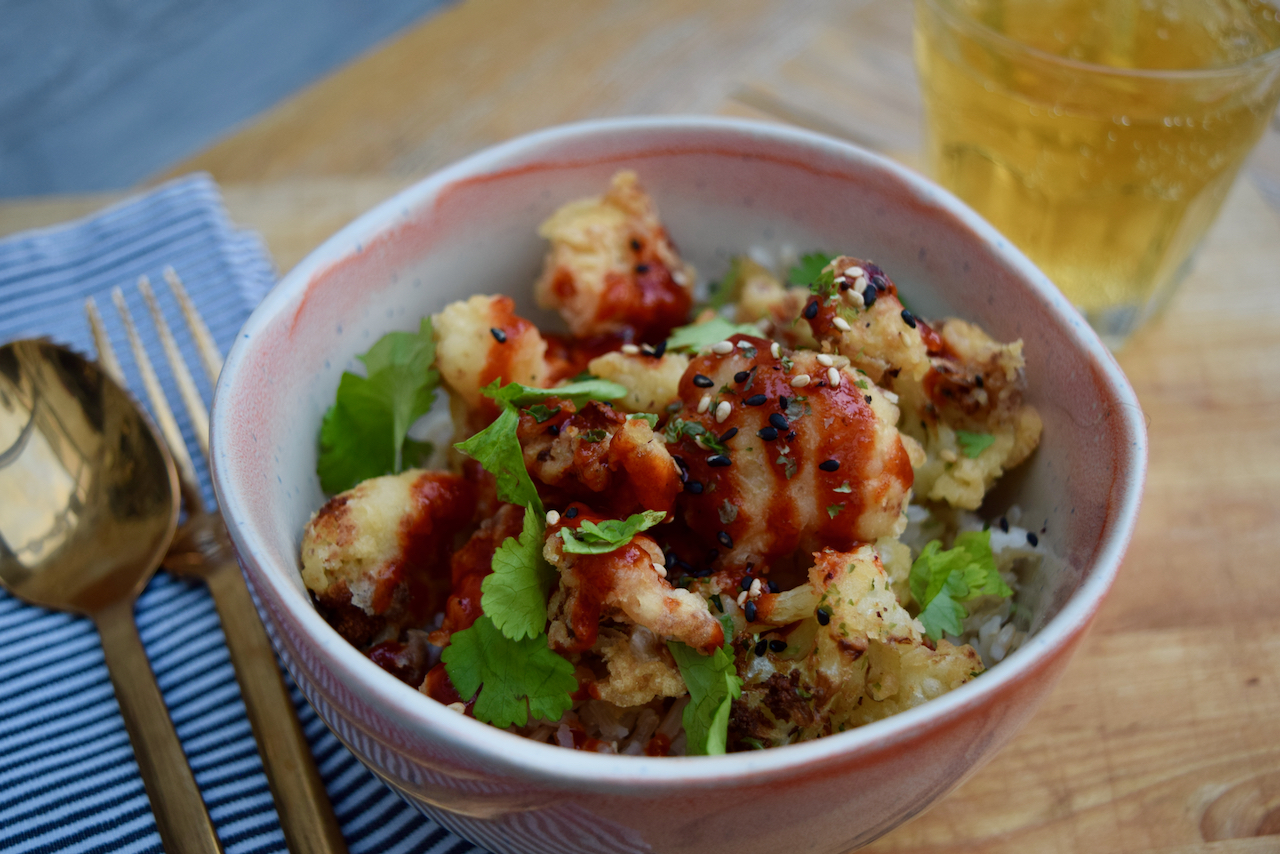 Korean Fried Cauliflower recipe from Lucy Loves Food Blog