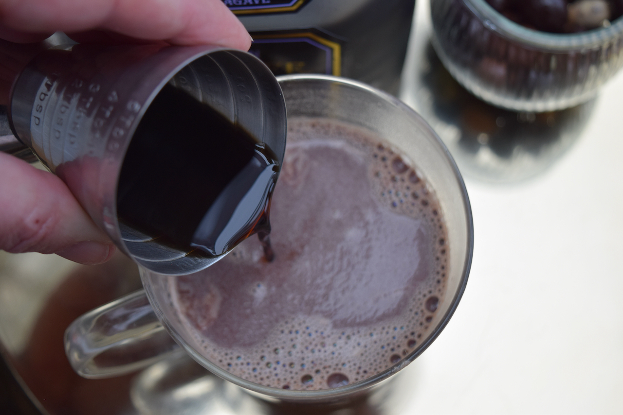 Tequila Hot Chocolate recipe from Lucy Loves Food Blog