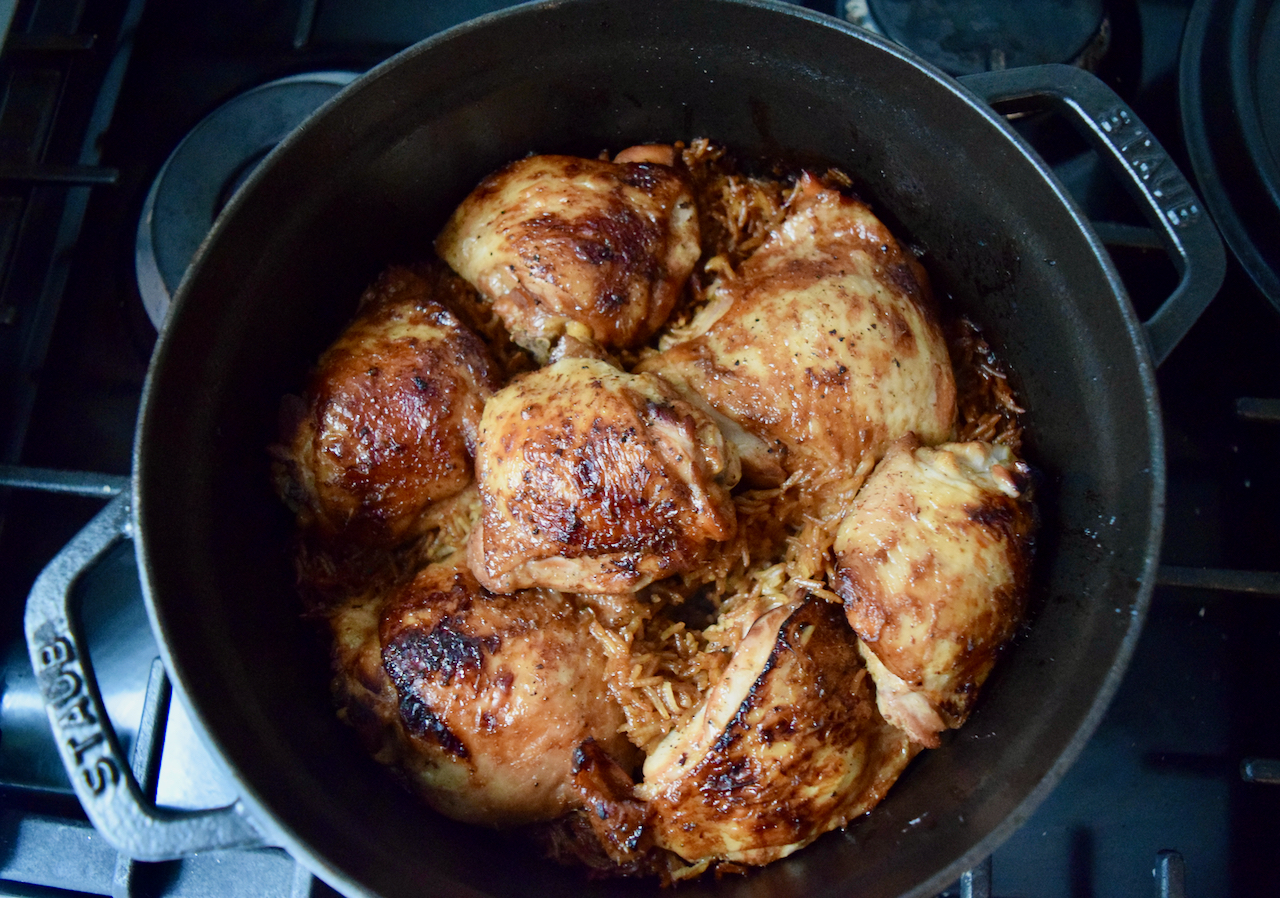 Honey and Soy One Pot Chicken from Lucy Loves Food Blog