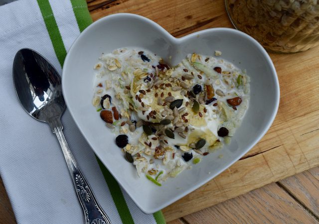 Homemade Bircher Muesli recipe from Lucy Loves Food Blog