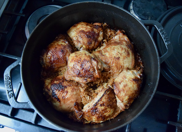 Honey and Soy One Pot Chicken from Lucy Loves Food Blog