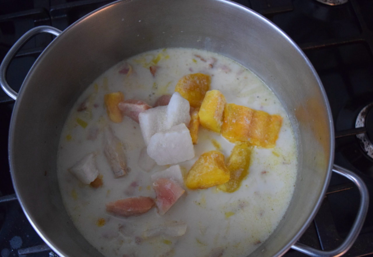 Fish Pie Chowder recipe from Lucy Loves Food Blog