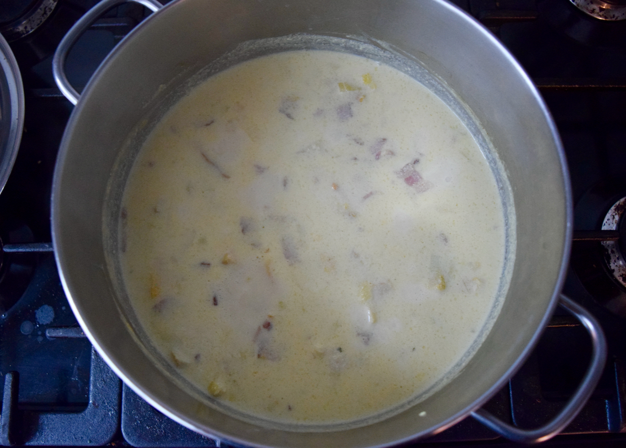 Fish Pie Chowder recipe from Lucy Loves Food Blog