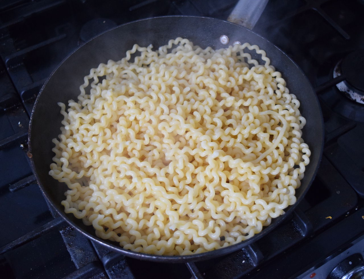 Spicy Miso Pasta recipe from Lucy Loves Food Blog