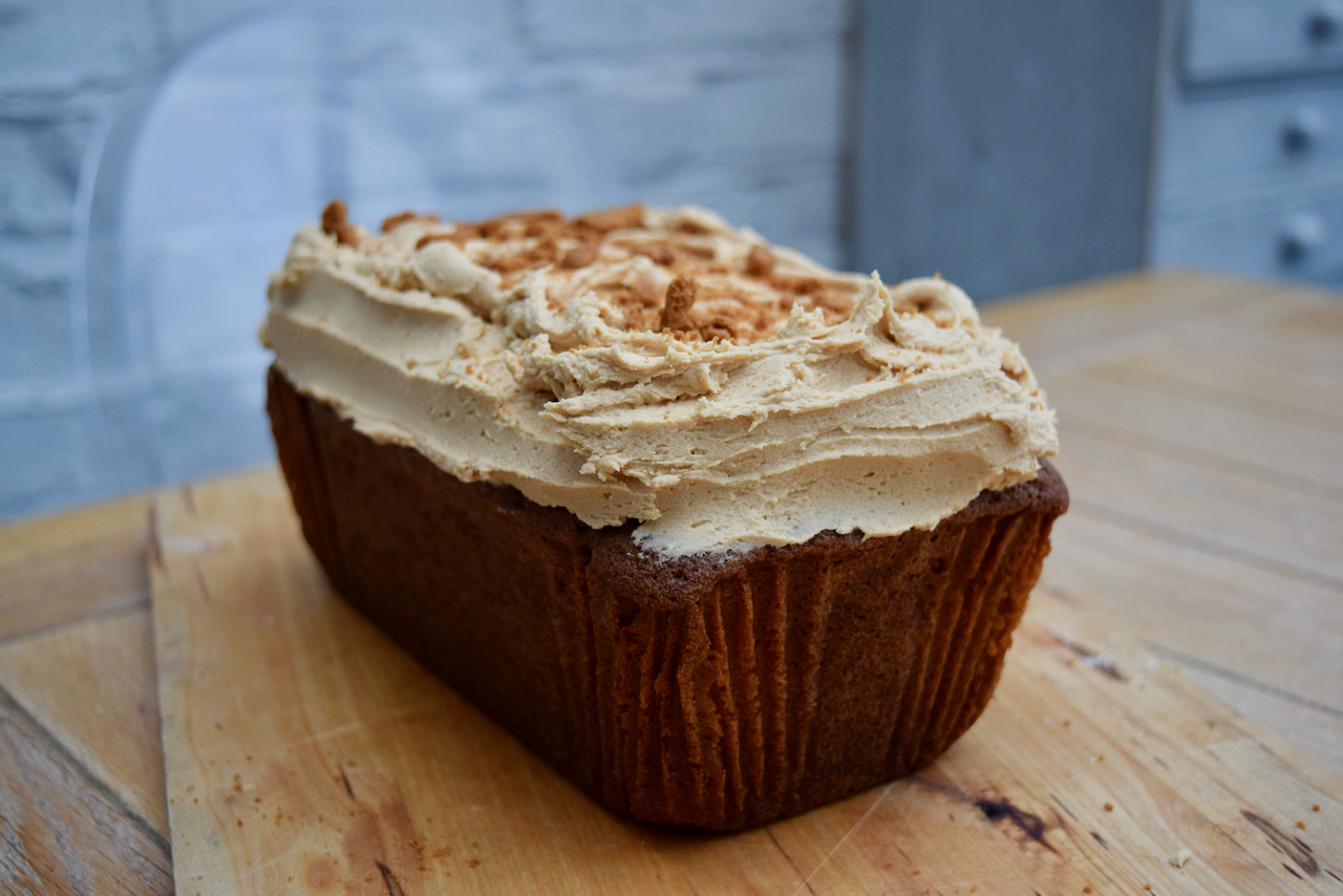 Biscoff Loaf Cake recipe from Lucy Loves Food Blog