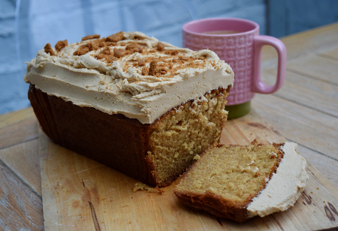 Biscoff Loaf Cake recipe from Lucy Loves Food Blog