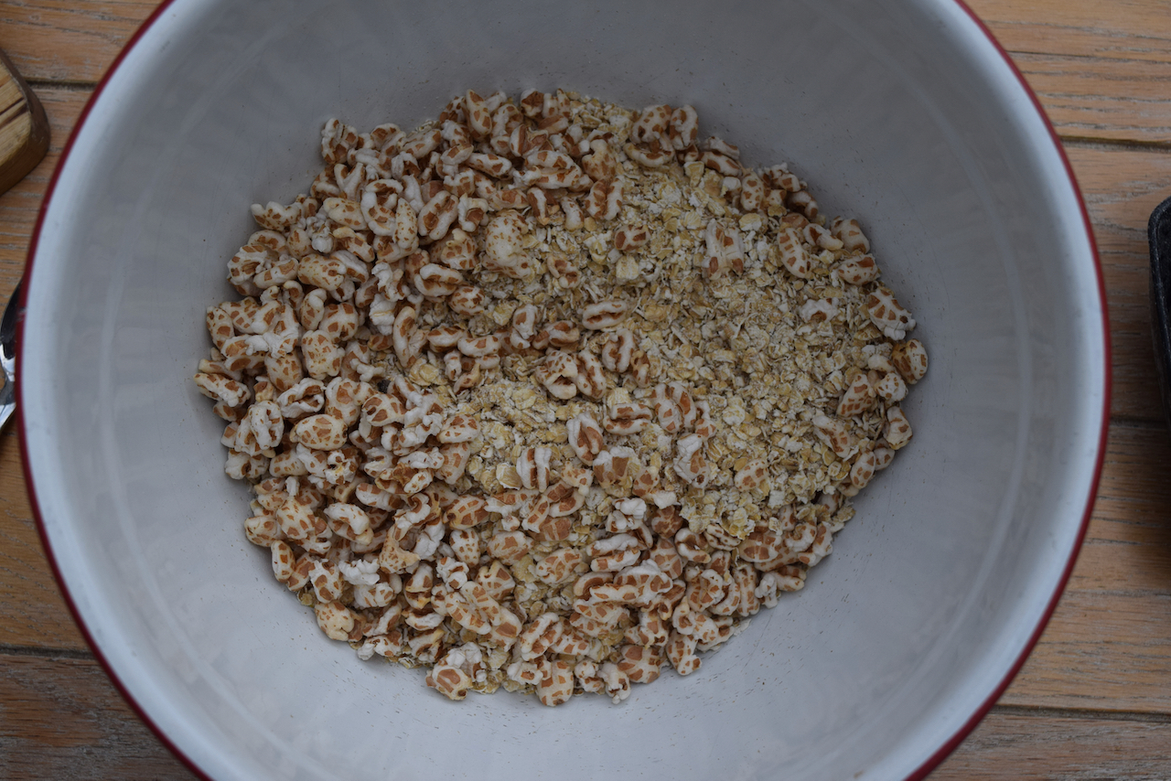 Homemade Strawberry Oat Crisp recipe from Lucy Loves Food Blog