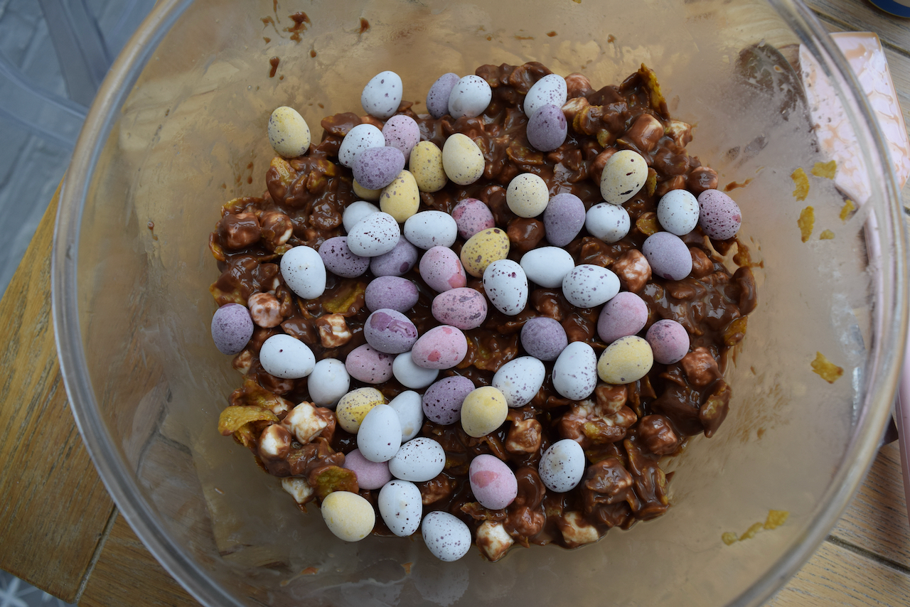Mini Egg and Cornflake Rocky Road recipe from Lucy Loves Food Blog