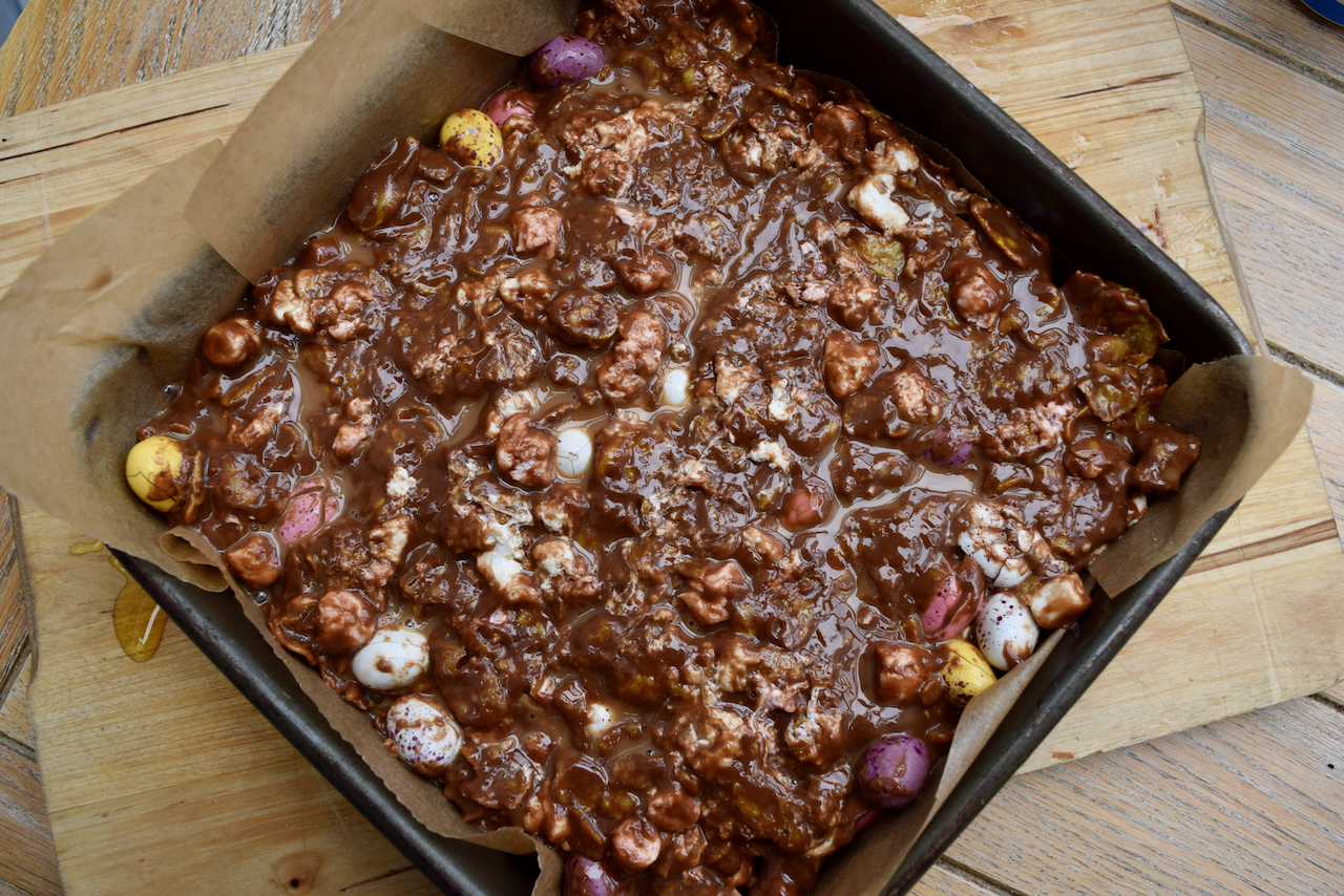 Mini Egg and Cornflake Rocky Road recipe from Lucy Loves Food Blog