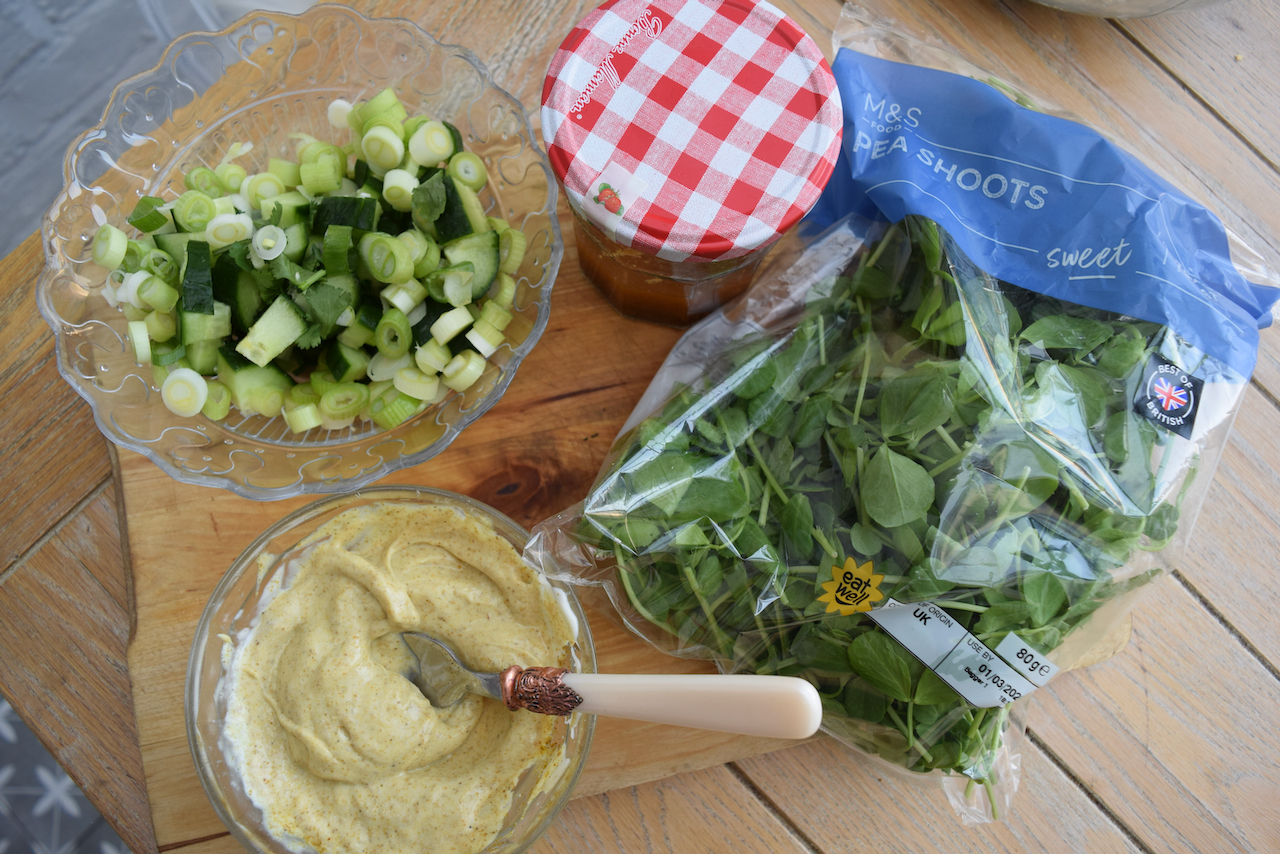 Katsu Chicken Salad Bowl recipe from Lucy Loves Food Blog