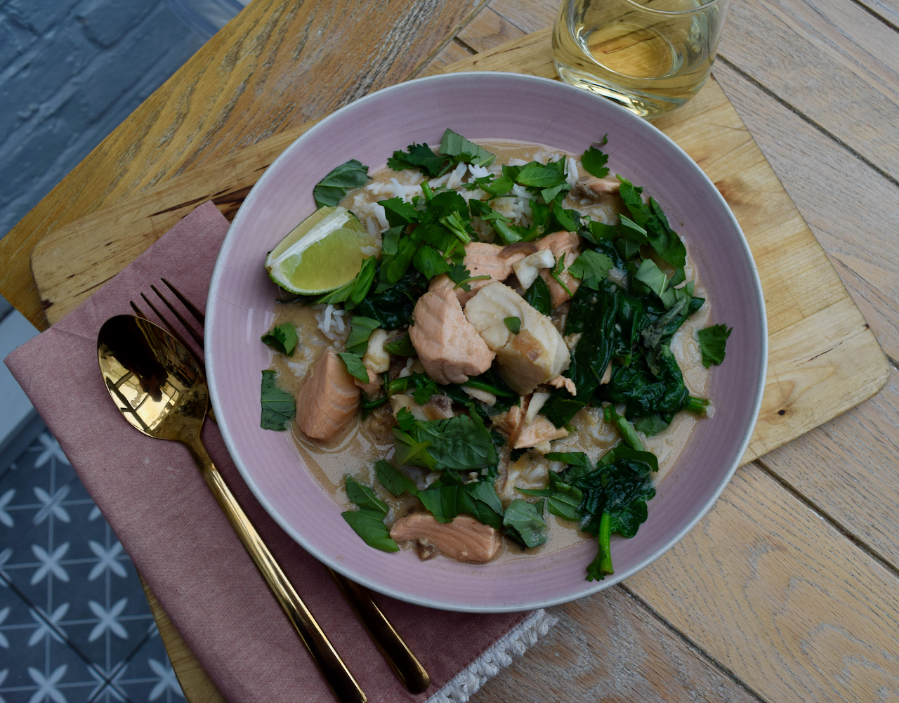 Salmon with Coconut and Miso recipe from Lucy Loves Food Blog