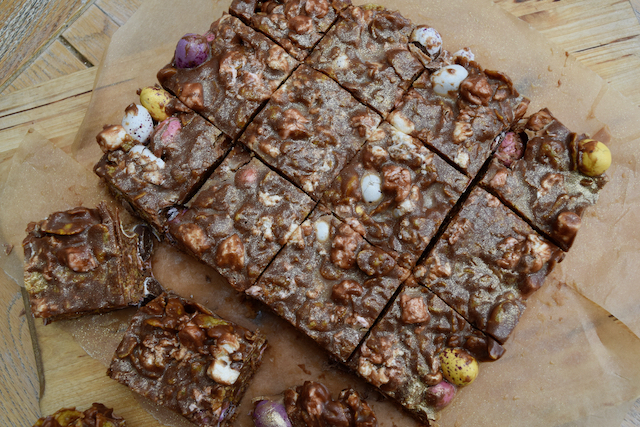 Mini Egg Cornflake Rocky Road recipe from Lucy Loves Food Blog