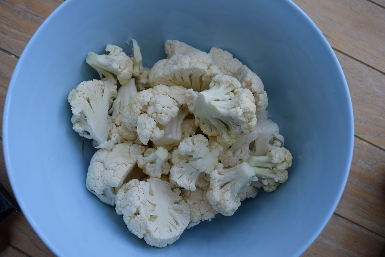 Halloumi and Cauliflower Curry recipe from Lucy Loves Food Blog