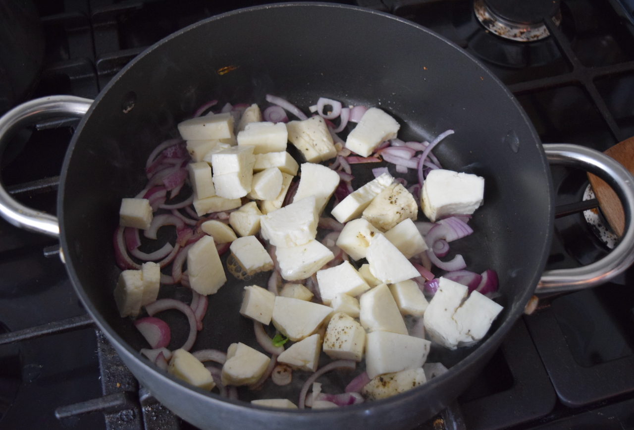 Halloumi and Cauliflower Curry recipe from Lucy Loves Food Blog