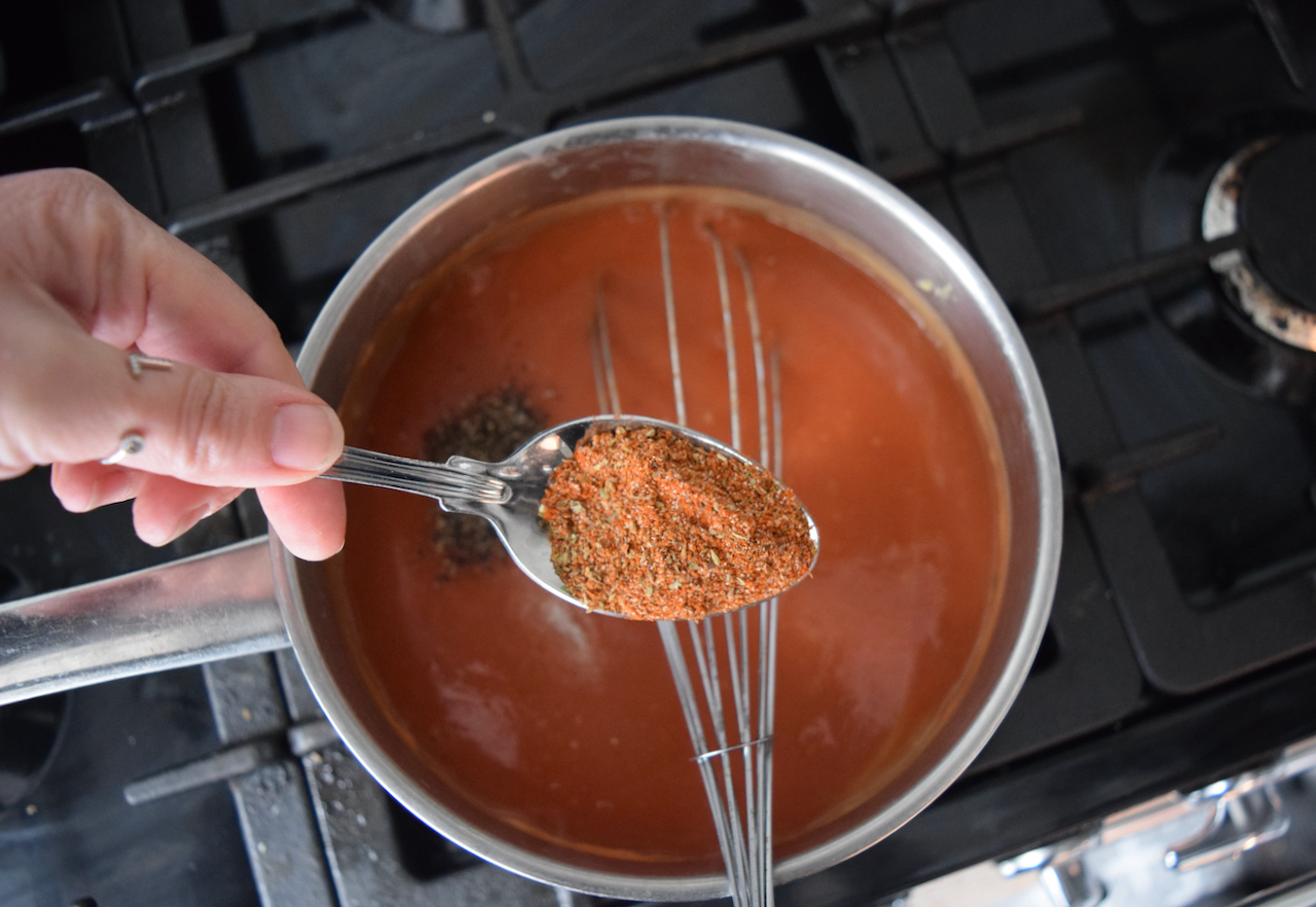 Beef and Bean Enchiladas recipe from Lucy Loves Food Blog