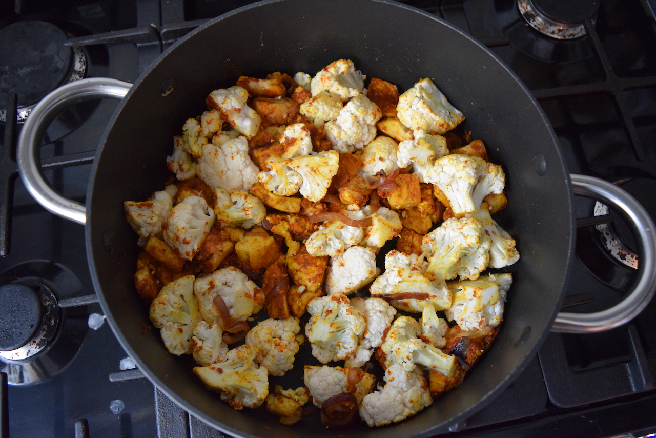 Halloumi and Cauliflower Curry recipe from Lucy Loves Food Blog