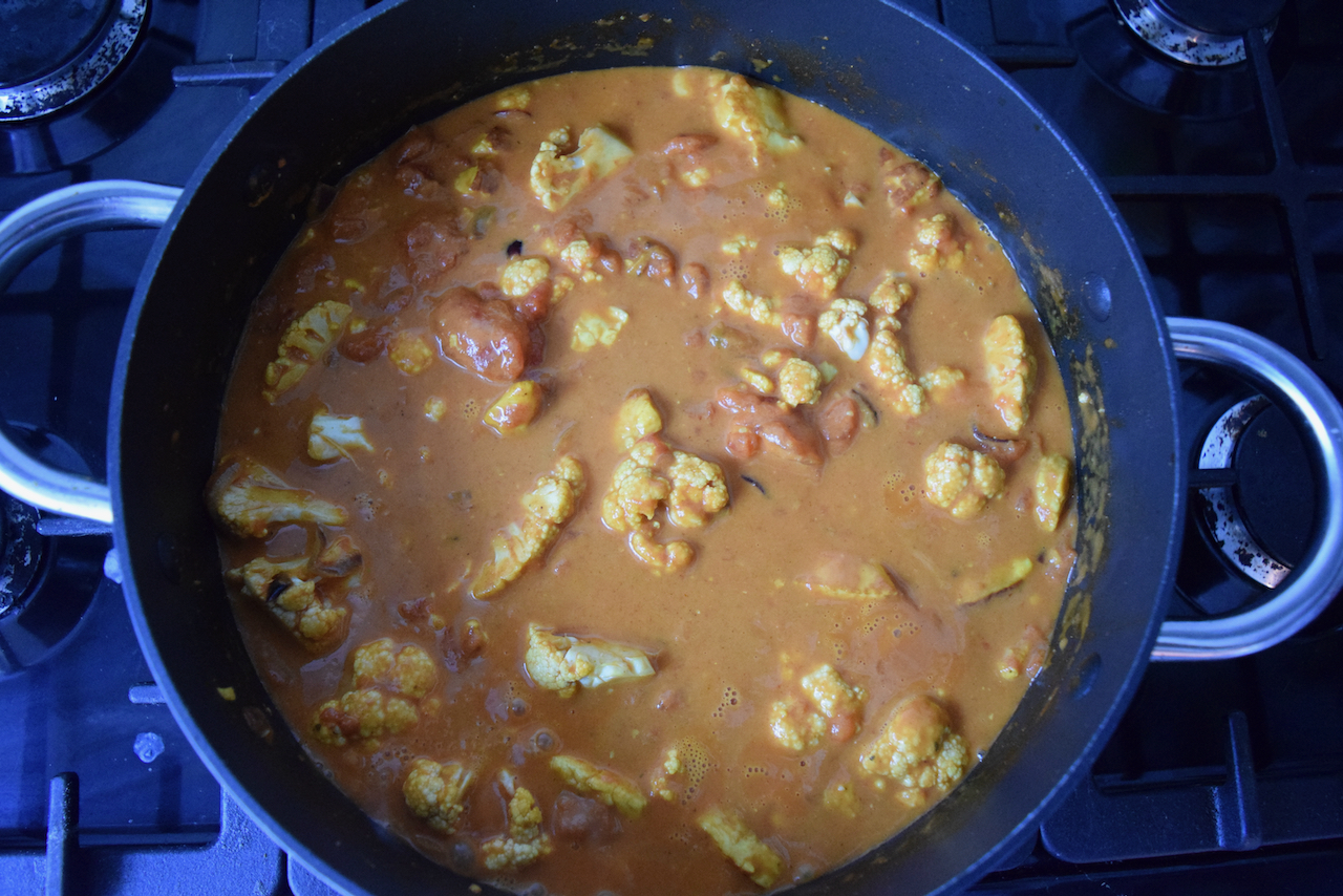 Halloumi and Cauliflower Curry recipe from Lucy Loves Food Blog