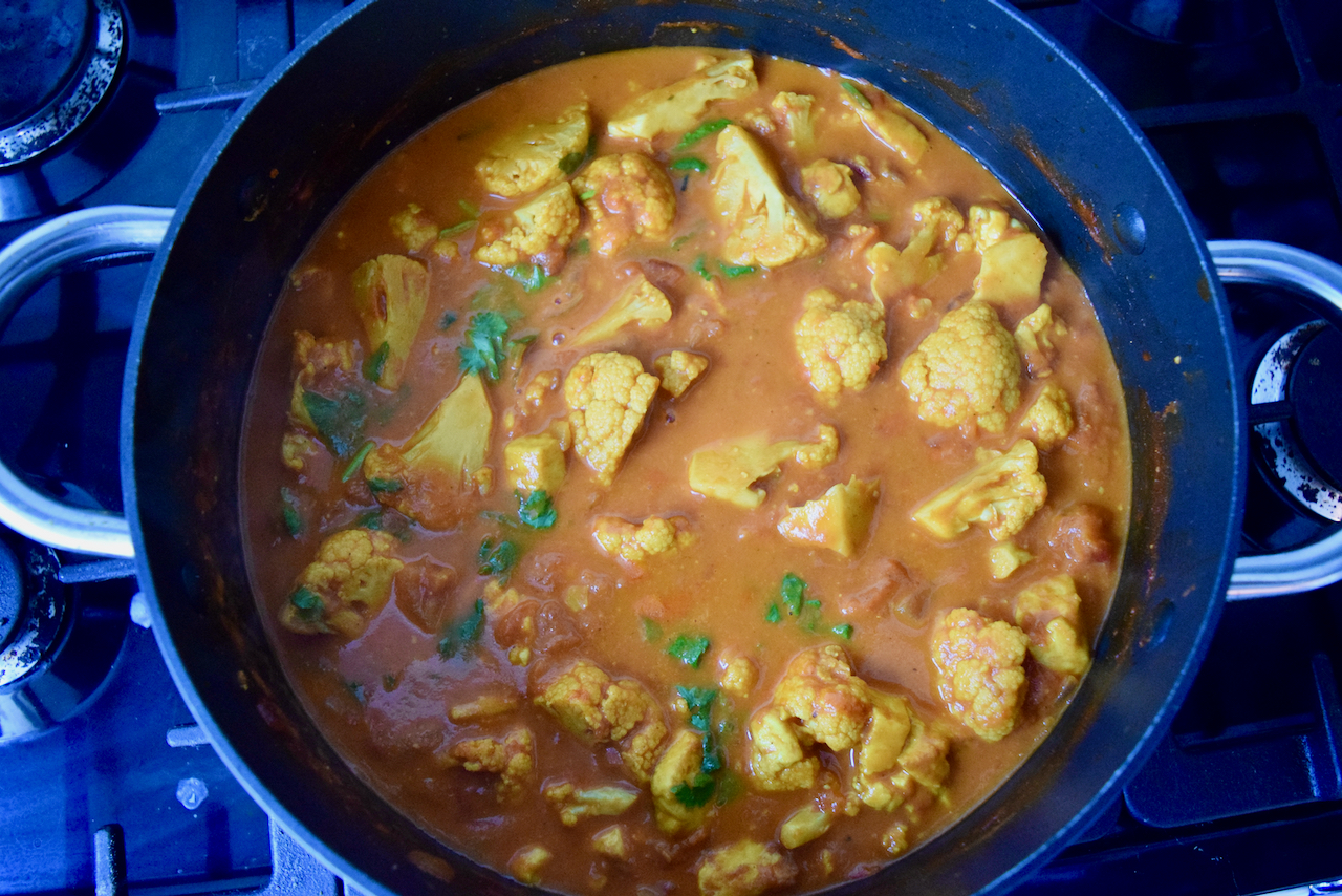 Halloumi and Cauliflower Curry recipe from Lucy Loves Food Blog