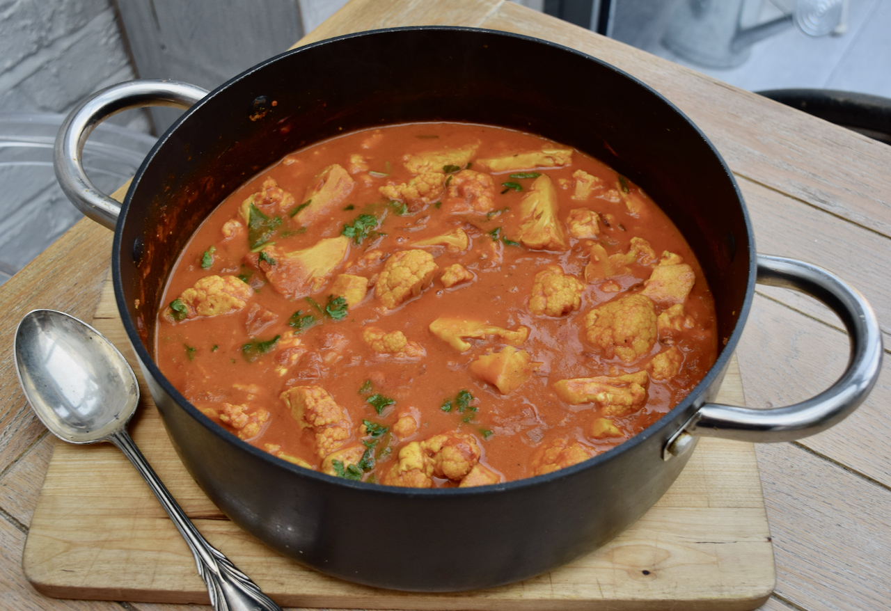 Halloumi and Cauliflower Curry recipe from Lucy Loves Food Blog