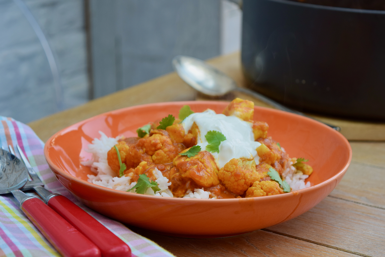 Halloumi and Cauliflower Curry recipe from Lucy Loves Food Blog